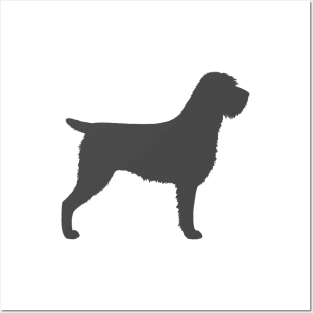 Wirehaired Pointing Griffon Silhouette Posters and Art